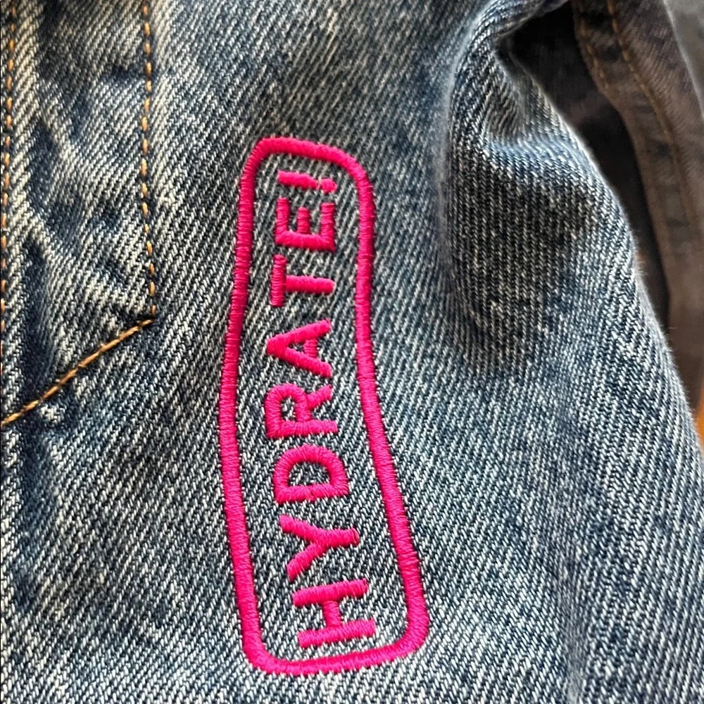 Levi's Limited Macys Exclusive All Over Embellished Trucker Jacket size S . RARE